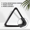 image:imageGSE Games amp Sports Expert Deluxe Heavy Duty Solid Wood Billiard 8Ball Triangle  9Ball Diamond Pool Ball Racks for 214 Pool Balls Billiards AccessoriesBlack