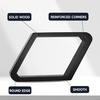 image:imageGSE Games amp Sports Expert Deluxe Heavy Duty Solid Wood Billiard 8Ball Triangle  9Ball Diamond Pool Ball Racks for 214 Pool Balls Billiards AccessoriesBlack