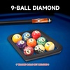 image:imageGSE Games amp Sports Expert Deluxe Heavy Duty Solid Wood Billiard 8Ball Triangle  9Ball Diamond Pool Ball Racks for 214 Pool Balls Billiards AccessoriesBlack