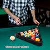 image:imageGSE Games amp Sports Expert Deluxe Heavy Duty Solid Wood Billiard 8Ball Triangle  9Ball Diamond Pool Ball Racks for 214 Pool Balls Billiards AccessoriesBlack