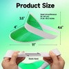 image:imageGSE Games amp Sports Expert Green Poker Dealer Visor Bingo Game Hats Casino Dealer Hat for MenWomen 10Pack