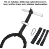 image:imageGSE Games amp Sports Expert Gym Battle Rope HeavyDuty Workout Ropes for Indoor amp Outdoor Workout Exercise Rope for Strength Training  304050 Feet Lengths AvailableBlackred