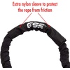 image:imageGSE Games amp Sports Expert Gym Battle Rope HeavyDuty Workout Ropes for Indoor amp Outdoor Workout Exercise Rope for Strength Training  304050 Feet Lengths AvailableBlack with Sleeve