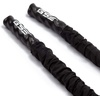 image:imageGSE Games amp Sports Expert Gym Battle Rope HeavyDuty Workout Ropes for Indoor amp Outdoor Workout Exercise Rope for Strength Training  304050 Feet Lengths AvailableBlack with Sleeve