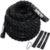 image:imageGSE Games amp Sports Expert Gym Battle Rope HeavyDuty Workout Ropes for Indoor amp Outdoor Workout Exercise Rope for Strength Training  304050 Feet Lengths AvailableBlackBlue