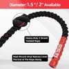 image:imageGSE Games amp Sports Expert Gym Battle Rope HeavyDuty Workout Ropes for Indoor amp Outdoor Workout Exercise Rope for Strength Training  304050 Feet Lengths AvailableBlackred