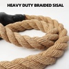 image:imageGSE Games amp Sports Expert Gym Climbing Rope Polyester Workout Rope for IndoorOutdoor and Home Workouts Great for Climbing Exercises Strength Training  15 FeetSisal