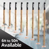 image:imageGSE Games amp Sports Expert Gym Climbing Rope Polyester Workout Rope for IndoorOutdoor and Home Workouts Great for Climbing Exercises Strength Training  15 FeetSisal