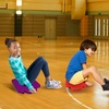 image:imageGSE Games amp Sports Expert Gym Floor Scooter Board with Handles Sitting Scooter for Kids Indoor Play Equipment Fun Scoot Board with NonMarring Plastic Casters for ChildrenYellow