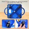 image:imageGSE Games amp Sports Expert Gym Floor Scooter Board with Handles Sitting Scooter for Kids Indoor Play Equipment Fun Scoot Board with NonMarring Plastic Casters for Children4Pack