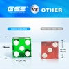 image:imageGSE Games amp Sports Expert Instant Casino Craps Game Set Including 5Pack 19mm Casino Dice 3 Craps ONOff Poker Button for Craps Games Family Game NightGreen