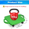 image:imageGSE Games amp Sports Expert Orange Sports Scooter Board with Handles Floor Sitting Scooter Board with NonMarring Plastic Casters for Kids Children Gym Indoor Outdoor Activities Play Equipment