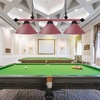 image:imageGSE Games amp Sports Expert Pool Table Light Hanging Billiard Light for 7ft8ft Pool Tables with 3 Metal Lamp Shades for Billiards Room Oil Rubbed BronzePink
