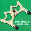 image:imageGSE Games amp Sports Expert Portable Billiards Bridge Head Pool Cue Stick with Brass Metal Screwon Billiard Bridge Head Pool Cue Accessory for Pool TableBridge Head Only