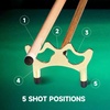 image:imageGSE Games amp Sports Expert Portable Billiards Bridge Head Pool Cue Stick with Brass Metal Screwon Billiard Bridge Head Pool Cue Accessory for Pool TableBridge Head Only