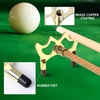 image:imageGSE Games amp Sports Expert Portable Billiards Bridge Head Pool Cue Stick with Brass Metal Screwon Billiard Bridge Head Pool Cue Accessory for Pool TableBridge Head Only