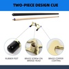 image:imageGSE Games amp Sports Expert Portable Billiards Bridge Head Pool Cue Stick with Brass Metal Screwon Billiard Bridge Head Pool Cue Accessory for Pool TableBridge Stick  Bridge Head