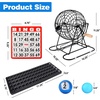 image:imageGSE Games amp Sports Expert Professional Bingo Game Set with Jumbo Extra Large Bingo Cage Masterboard Ping Pong Size Balls for Adults Large Groups Bingo Halls Parties or Game NightDeluxe Large Set