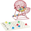 image:imageGSE Games amp Sports Expert Professional Bingo Game Set with Jumbo Extra Large Bingo Cage Masterboard Ping Pong Size Balls for Adults Large Groups Bingo Halls Parties or Game NightJumbo Red Set