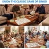 image:imageGSE Games amp Sports Expert Professional Bingo Game Set with Jumbo Extra Large Bingo Cage Masterboard Ping Pong Size Balls for Adults Large Groups Bingo Halls Parties or Game NightExtra Large Set