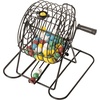 image:imageGSE Games amp Sports Expert Professional Bingo Game Set with Jumbo Extra Large Bingo Cage Masterboard Ping Pong Size Balls for Adults Large Groups Bingo Halls Parties or Game NightFamily Set With 18 Cards