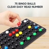 image:imageGSE Games amp Sports Expert Professional Bingo Game Set with Jumbo Extra Large Bingo Cage Masterboard Ping Pong Size Balls for Adults Large Groups Bingo Halls Parties or Game NightFamily Set With 18 Cards