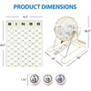 image:imageGSE Games amp Sports Expert Professional Bingo Game Set with Jumbo Extra Large Bingo Cage Masterboard Ping Pong Size Balls for Adults Large Groups Bingo Halls Parties or Game NightExtra Large Set