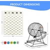 image:imageGSE Games amp Sports Expert Professional Bingo Game Set with Jumbo Extra Large Bingo Cage Masterboard Ping Pong Size Balls for Adults Large Groups Bingo Halls Parties or Game NightJumbo Black Set