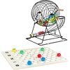 image:imageGSE Games amp Sports Expert Professional Bingo Game Set with Jumbo Extra Large Bingo Cage Masterboard Ping Pong Size Balls for Adults Large Groups Bingo Halls Parties or Game NightJumbo Black Set