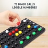 image:imageGSE Games amp Sports Expert Professional Bingo Game Set with Jumbo Extra Large Bingo Cage Masterboard Ping Pong Size Balls for Adults Large Groups Bingo Halls Parties or Game NightFamily Set With 50 Cards