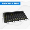 image:imageGSE Games amp Sports Expert Professional Casino Poker Table Chips Tray Las Vegas Style Dealer Table Chips Holder for Poker Chips10 Rows  Holds 500 Chips