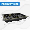 image:imageGSE Games amp Sports Expert Professional Casino Poker Table Chips Tray Las Vegas Style Dealer Table Chips Holder for Poker ChipsProfessional  Holds 300 Chips  2 Deck Cards