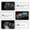 image:imageGSE Games amp Sports Expert Professional Poker Chip Tray Casino Grade Poker Chip Rack Each Holds 100 ChipsChip Tray without Lid  10 Pack