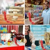 image:imageGSE Games amp Sports Expert Raffle Ticket Dispenser Raffle Tickets Roll Tumbler for Single or Double Roll Raffle Tickets Lotteries Sweepstakes Charity Auctions 2Pack1pack Ticket Dispenser