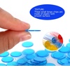 image:imageGSE Games amp Sports Expert Red Bingo Chips 500 Pieces 34Inch HighContrast Transparent Counting Chips for Bingo Games PartiesBlue