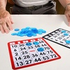 image:imageGSE Games amp Sports Expert Red Bingo Chips 500 Pieces 34Inch HighContrast Transparent Counting Chips for Bingo Games PartiesBlue