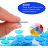 image:imageGSE Games amp Sports Expert Red Bingo Chips 500 Pieces 34Inch HighContrast Transparent Counting Chips for Bingo Games PartiesBlue