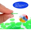 image:imageGSE Games amp Sports Expert Red Bingo Chips 500 Pieces 34Inch HighContrast Transparent Counting Chips for Bingo Games PartiesGreen