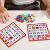 image:imageGSE Games amp Sports Expert Red Bingo Chips 500 Pieces 34Inch HighContrast Transparent Counting Chips for Bingo Games PartiesMulticolor