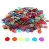 image:imageGSE Games amp Sports Expert Red Bingo Chips 500 Pieces 34Inch HighContrast Transparent Counting Chips for Bingo Games PartiesMulticolor