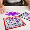 image:imageGSE Games amp Sports Expert Red Bingo Chips 500 Pieces 34Inch HighContrast Transparent Counting Chips for Bingo Games PartiesPurple