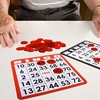 image:imageGSE Games amp Sports Expert Red Bingo Chips 500 Pieces 34Inch HighContrast Transparent Counting Chips for Bingo Games PartiesRed