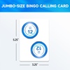 image:imageGSE Games amp Sports Expert Reusable Bingo Calling Cards with Plastic Coated 35x25 Poker Size Bingo Game Cards DeckJumbo Size