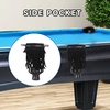 image:imageGSE Games amp Sports Expert Set of 6 Heavy Duty PU Leather Billiard Pool Table Pockets Billiard Pool Table Accessories Several Colors amp Styles AvailableBlack  Fringe