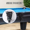 image:imageGSE Games amp Sports Expert Set of 6 Heavy Duty PU Leather Billiard Pool Table Pockets Billiard Pool Table Accessories Several Colors amp Styles AvailableBlack  Shield