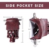 image:imageGSE Games amp Sports Expert Set of 6 Heavy Duty PU Leather Billiard Pool Table Pockets Billiard Pool Table Accessories Several Colors amp Styles AvailableDark Cherry  Diamond