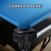 image:imageGSE Games amp Sports Expert Set of 6 Heavy Duty PU Leather Billiard Pool Table Pockets Billiard Pool Table Accessories Several Colors amp Styles AvailableBlack  Shield