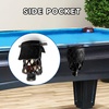 image:imageGSE Games amp Sports Expert Set of 6 Heavy Duty PU Leather Billiard Pool Table Pockets Billiard Pool Table Accessories Several Colors amp Styles AvailableBlack  Diamond