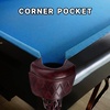 image:imageGSE Games amp Sports Expert Set of 6 Heavy Duty PU Leather Billiard Pool Table Pockets Billiard Pool Table Accessories Several Colors amp Styles AvailableDark Cherry  Diamond