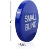image:imageGSE Games amp Sports Expert Small Blind Big Blind Dealer Button  Set of 3 Casino Texas Holdem Poker Button for Gambling Card Games Poker Nights Tournaments
